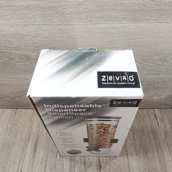 Zevro SmartSpace Wall Mount Single Dry-Food Canister Dispenser w/Measuring Cup - Picture 6 of 10